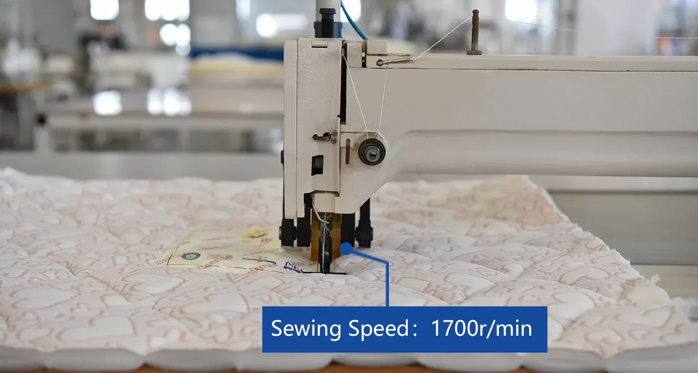 Long Arm Quilting Machine Sewing Speed